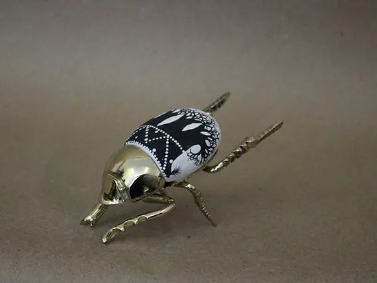 Ceramic African Dung Beetle