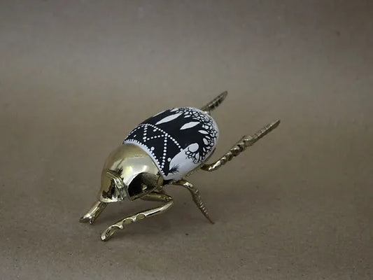 Ceramic African Dung Beetle