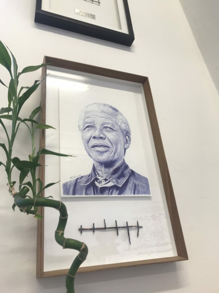 Mandela Ball Point Pen Art